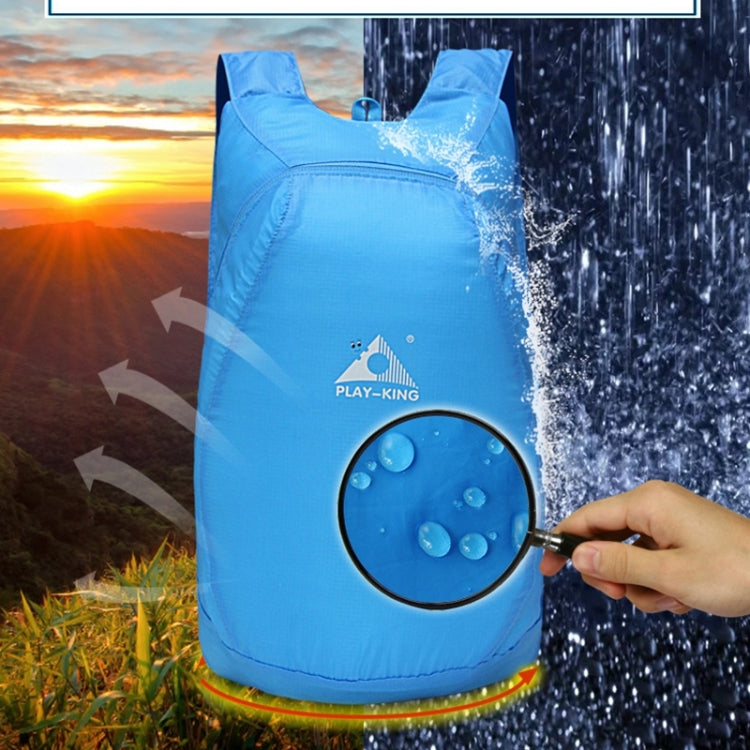 1328 20L アウトドアクライミング 携帯用折りたたみ 防水バッグ 超軽量バックパック、最大荷重：15kg、バックパック