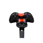 IP65防水 USB充電式 スマートCOB LED アラーム自転車リアライト テールライト リモコン付き、制御距離：1-100m、IP65防水テールライト