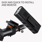 BX3 USB充電式 自転車ライト フロントハンドルバーLEDライト（10時間、T6+A02ランプ）、10時間、T6+A02ランプ