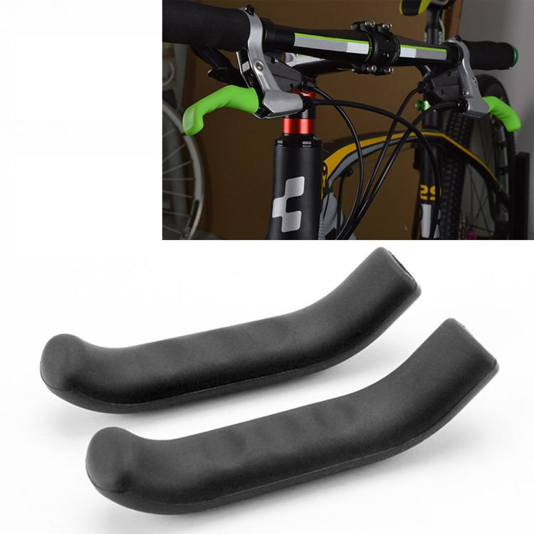 1ペア ユニバーサルタイプ 自転車ブレーキシリコン保護カバー、ブレーキカバー ブラック