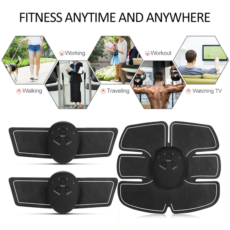 インテリジェントシェイピングシステム EMS ボディトーニング電極キット 筋肉刺激器 ホームフィットネストレーニングギア 男性/女性用、YZ-808