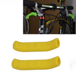 1ペア ユニバーサルタイプ 自転車ブレーキシリコン保護カバー、ブレーキカバー イエロー、ブレーキカバー レッド、ブレーキカバー ブルー、ブレーキカバー グリーン