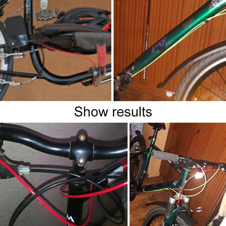 7-in-1 円筒形ヘッド PVC ブレーキケーブルチューブセット マウンテンバイク用、マウンテンバイク