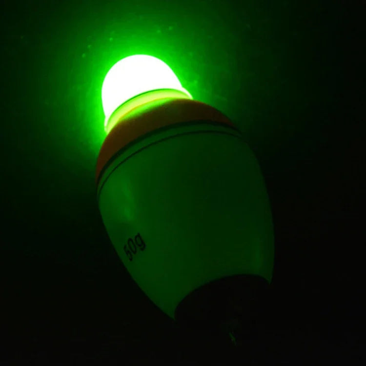 釣り道具 電子ナイトライト フローター 蓄光浮き 3.5cm/30g, 3.9cm/40g, 4.2cm/50g, 4.5cm/60g, 4.8cm/80g