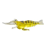 10個セット 4cm 釣り用ソフトベイトルアー ポッパー 人工エビ 蓄光エビ ピンクエビ グリーンエビ 透明エビ