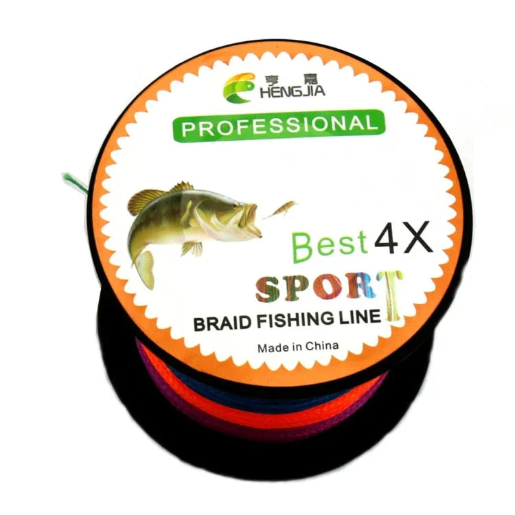 HENGJIA カラフル 5.0# 0.37mm 50LB 22.6kg 張力 300m 超強力 4本編み PE釣り糸 凧糸、5.0# 0.37mm 50LB