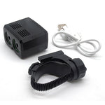 Y15 2 x CREE XPG2 500LM USB充電式LEDバイクヘッドライト フロントランプ 5モード付き、Y15