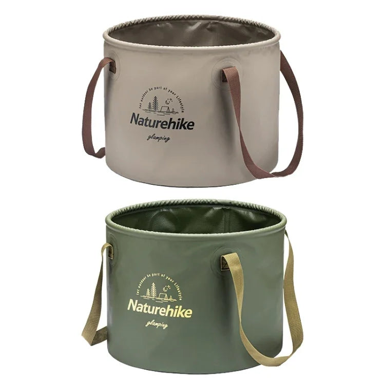Naturehike NH20SJ040 20L PVCアウトドアキャンプ折りたたみ水貯蔵バケツ、20L