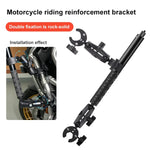バイク用デュアルヘッドクラブ＆シングルヘッドクランプ ハンドルバー固定マウント 自撮り棒、デュアルヘッドクラブ＆シングルヘッドクラブ