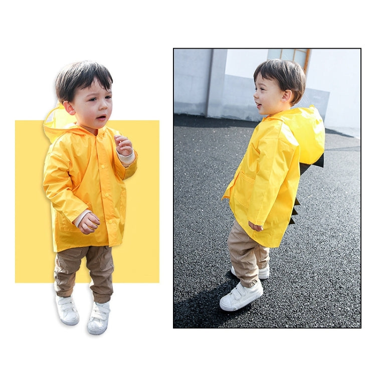 恐竜キャラクター 子供用ファッションレインコート サイズ: M、サイズ: M