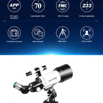 Maifeng40070 233x70 High Definition High Times Astronomical Telescope with Tripod, 233 x 70