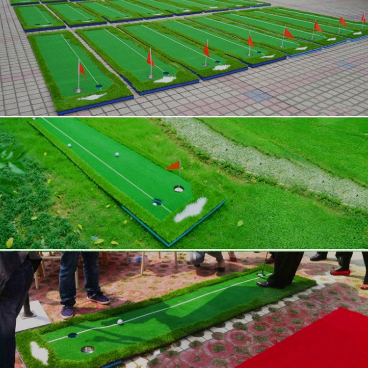 PGM ゴルフ ダブルカラー パッティングマット プッシュロッドトレーナー、サイズ：75x300cm