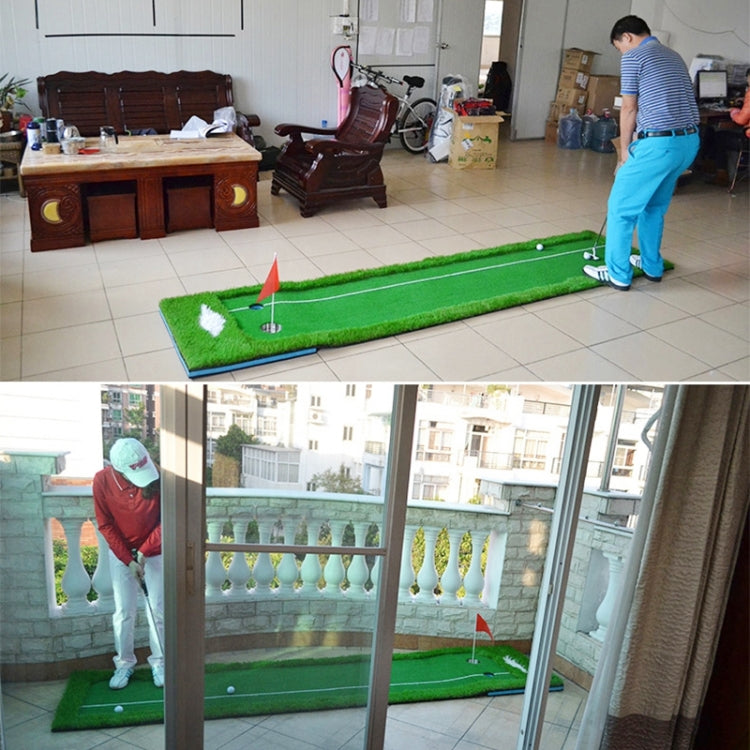 PGM ゴルフ ダブルカラー パッティングマット プッシュロッドトレーナー、サイズ：75x300cm