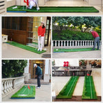 PGM ゴルフ ダブルカラー パッティングマット プッシュロッドトレーナー、サイズ：75x300cm