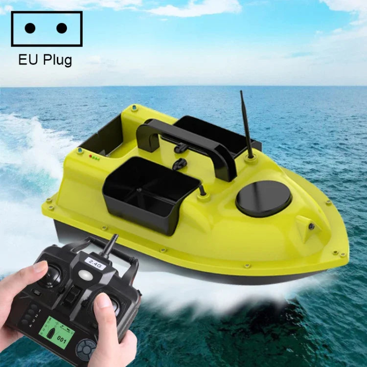 D18B GPS アウトドア ダブルモーター 釣りエサボート 3つのエサコンテナ付き、USプラグ、D18B GPS (EUプラグ)、D18B GPS (USプラグ)