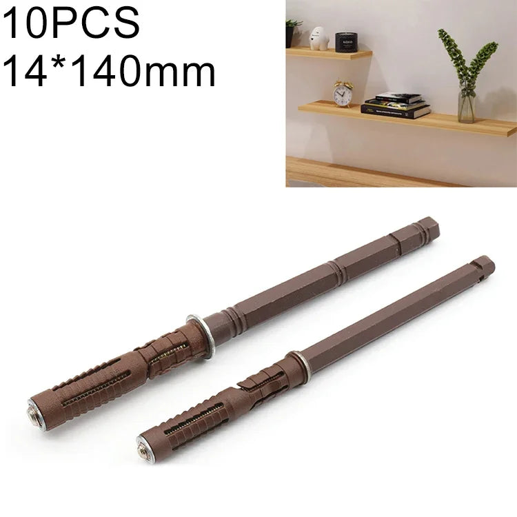 10個入り 隠し層板ピン壁用本棚見えないバルクヘッドネイル、14x140mm、14x140mm