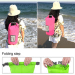 アウトドア防水ドライダブルショルダーストラップバッグ ドライサック、容量：20L、20L