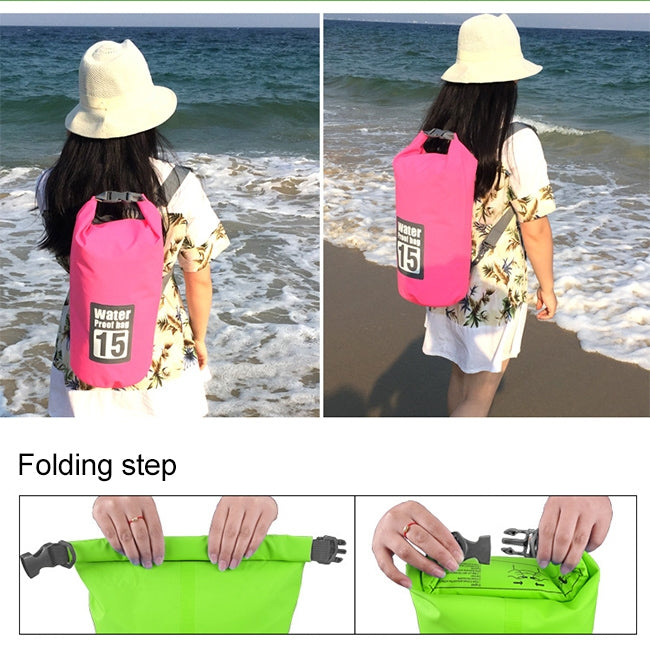 アウトドア防水ドライダブルショルダーストラップバッグ ドライサック、容量：20L、20L