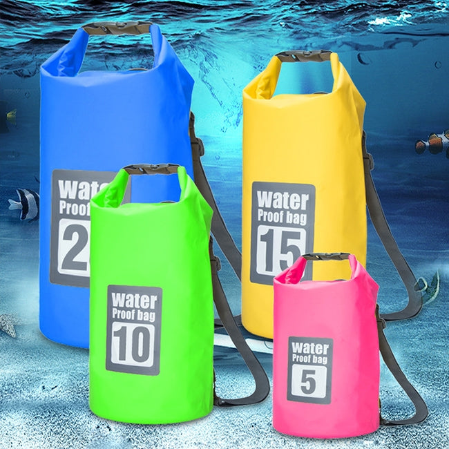 アウトドア防水ドライダブルショルダーストラップバッグ ドライサック、容量：20L、20L
