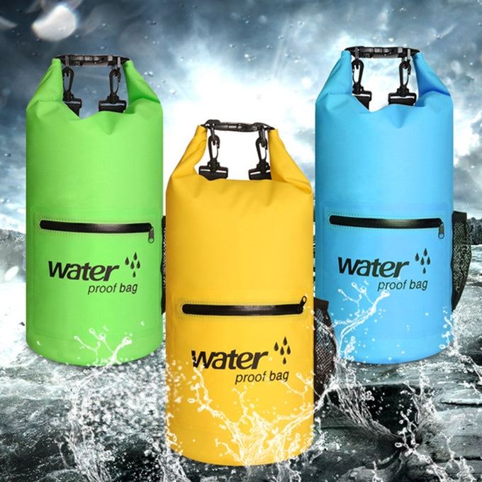 アウトドア防水ドライダブルショルダーストラップバッグ ドライサック PVCバレルバッグ 容量: 20L, 20L
