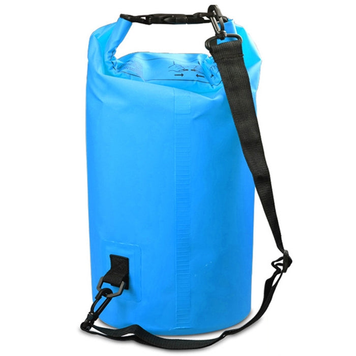 アウトドア防水シングルショルダーバッグ ドライサック PVCバレルバッグ 容量: 10L, 容量: 10L (ピンク), 容量: 10L (オレンジ), 容量: 10L (グリーン), 容量: 10L (スカイブルー), 容量: 10L (イエロー), 容量: 10L (ブラック), 容量: 10L (ダークブルー)
