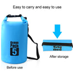Outdoor Waterproof Single Shoulder Bag Dry Sack PVC Barrel Bag, Capacity: 15L, Capacity: 15L (Orange), Capacity: 15L (Pink), Capacity: 15L (Green), Capacity: 15L (Sky Blue), Capacity: 15L (Yellow), Capacity: 15L (Black), Capacity: 15L (Dark Blue)