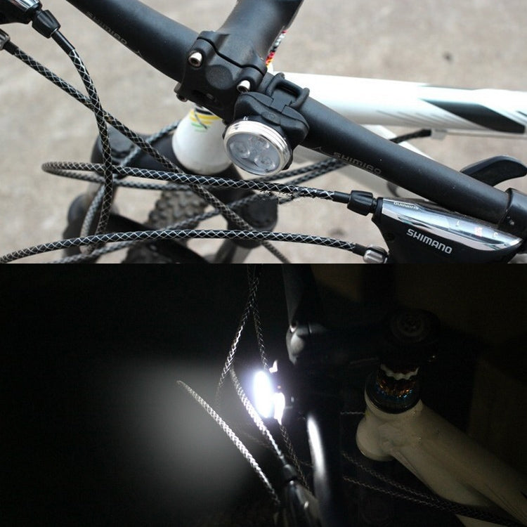 COBランプビーズ 160LM 白色光 USB充電式 4段階防水 自転車ヘッドライト/テールライトセット 白色光