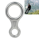 Climbing Rescue Figure 8 Descender Rappelling Gear Belay Device(Black), TP8601P (Black), TP8601P  (Silver), TP8601P  (Red), TP8601P  (Blue), TP8601P  (Gold), TP8601P  (Orange), TP8601P  (Dark Gray)