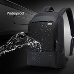 Bopai 751-006881 ビジネス防盗防水大容量ダブルショルダーバッグ USB充電ポート付き、サイズ: 30x14x44cm、751-006881