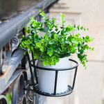 鉄製手すり 鉢植え棚 ハンギングフラワーポットラック