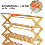 6-Layer Balcony Living Room Collapsible Solid Wood Flower Stand Potted Planting Shelves, Length: 100cm, 100cm 6-Layer