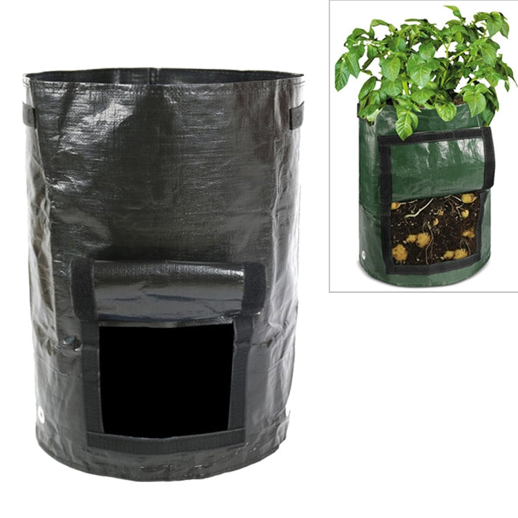 10ガロン ジャガイモ植え用PEバッグ 野菜栽培用育成バッグ 農園用品 サイズ: 35cm x 45cm