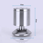 ステンレススチール ワイヤードローイング 厚み増し柱 ソファ家具 キャビネット脚, 高さ: 80mm, 80mm