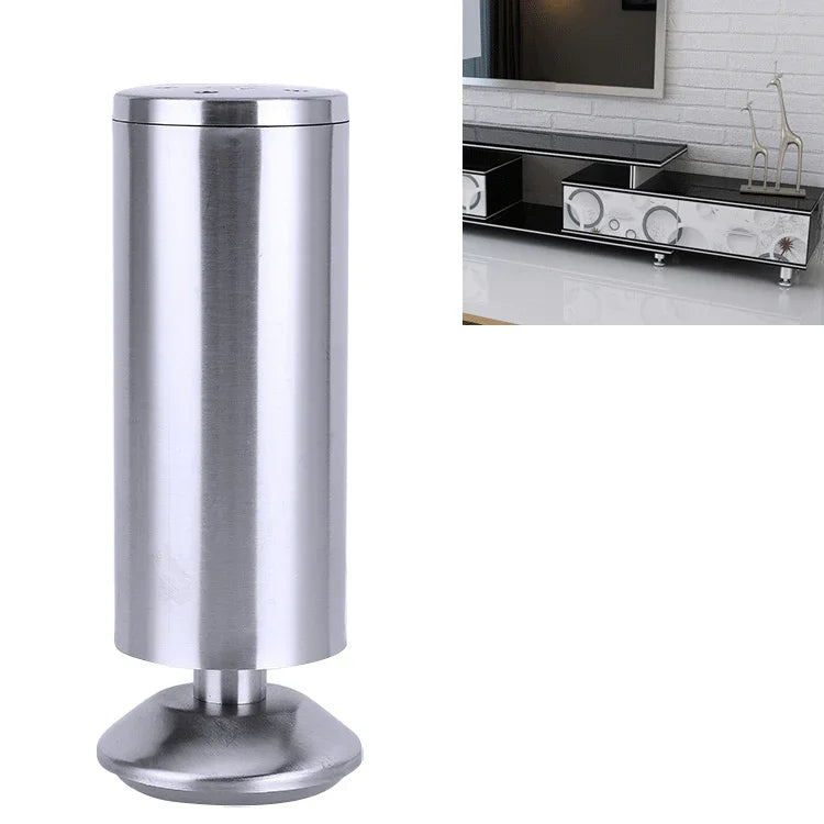 ステンレススチール ワイヤードローイング 厚み増し柱 ソファ家具 キャビネット脚, 高さ: 150mm, 150mm