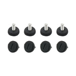 100個入り調節可能フットパッド家具用ネジサポートスタブ、M6x14、M6x14