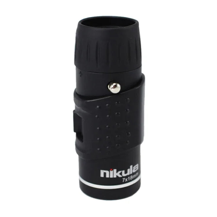 Nikula 7*18 Portable Professional High Times High Definition Dual Focus Zoom Monocular Pocket Telescope, 7x18
