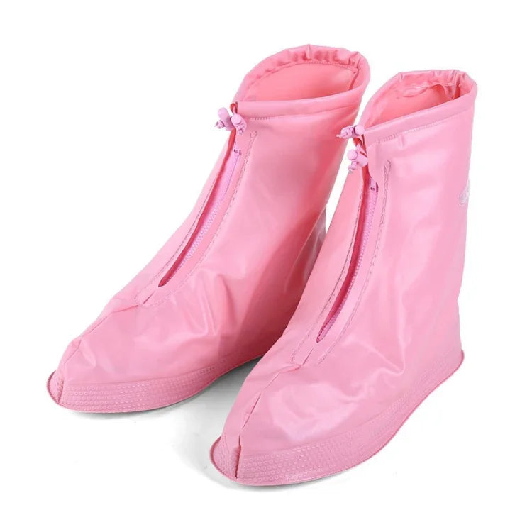 Fashion Children PVC Non-slip Waterproof Thick-soled Shoe Cover Size: XL, Size: XL