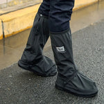 屋外用ハイチューブ 雨・雪防止 厚手レインシューズ サイズ：XL