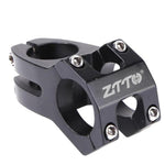 ZTTO サイクリングアクセサリー MTB バイク ハンドルステム 31.8mm対応、ブラック、グリーン、ブルー、レッド、イエロー