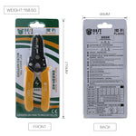 BEST-5021 0.6～2.6mm携帯用圧着工具ケーブルストリッピングワイヤーストリッピングプライヤー、BEST-5021