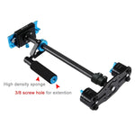 PULUZ 38.5-61cm カーボンファイバー ハンドヘルドスタビライザー DSLR & DVデジタルビデオ＆カメラ用、耐荷重範囲: 0.5-3kg、P60T ブルー、P60T レッド