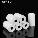 10ロール 57 x 25mm レジ用感熱紙 レシート用サーマル紙印刷ラベル