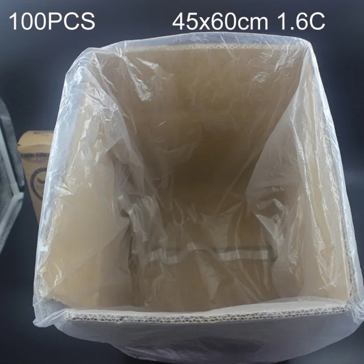 100個 1.6C 防塵防湿プラスチック PE包装袋, サイズ: 45cm x 60cm, 45cm x 60cm