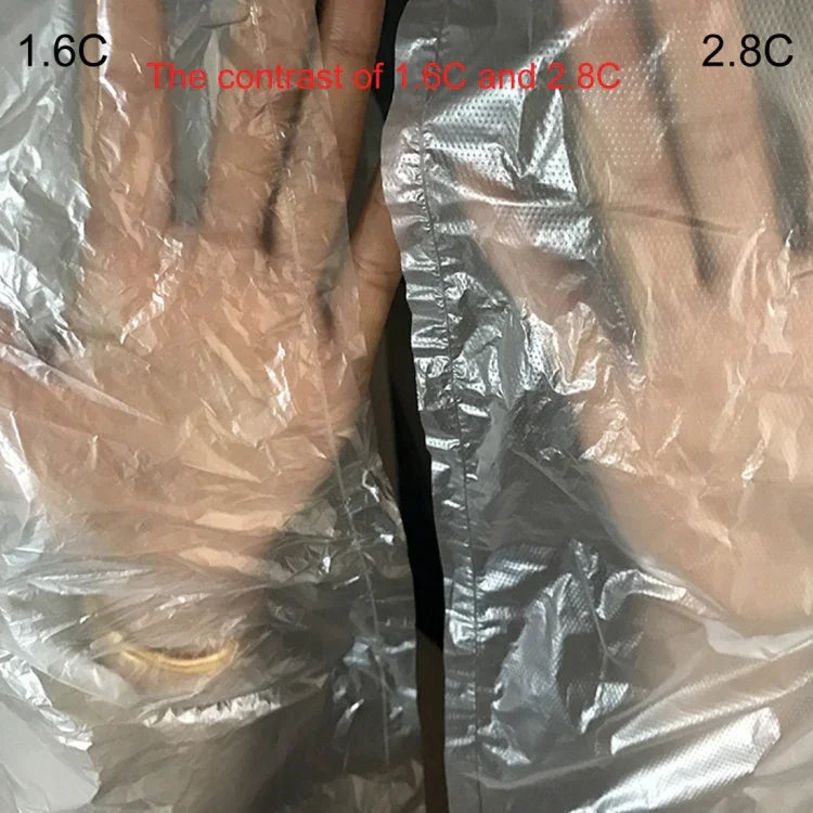 100枚入り 1.6C 防塵防湿プラスチックPE包装袋、サイズ：60cm x 100cm、60cm x 100cm