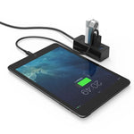 ORICO W5P-U3-30 4ポート USB 3.0 デスクトップハブ 30cm マイクロUSBケーブル電源付き、W5P-U3-30 ブラック