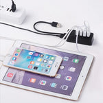 ORICO W5P-U3-30 4ポート USB 3.0 デスクトップハブ 30cm マイクロUSBケーブル電源付き、W5P-U3-30 ブラック