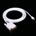 1.8m ミニディスプレイポート オス to DVI オス アダプターケーブル