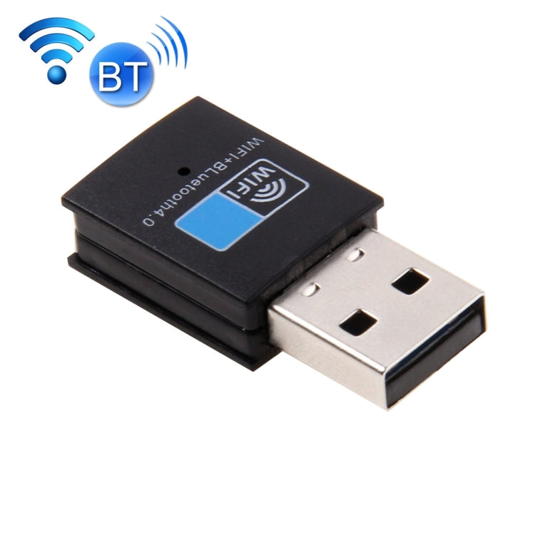 2in1 Bluetooth 4.0 + 150Mbps 2.4GHz USB WiFi無線アダプター