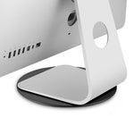 AP-5M iMacコンピューターモニター用アルミ合金ベース 360度回転可能シャーシサポートホルダー