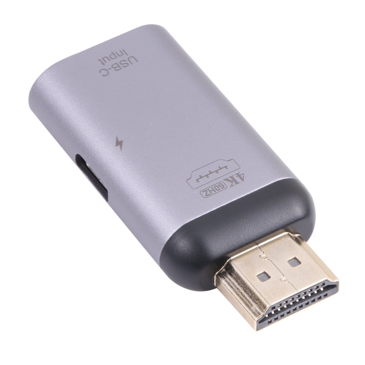 2イン1 4K 60Hz HDMIオスからUSB-C / タイプC充電＋USB-C / タイプCメスアダプター、HDMI